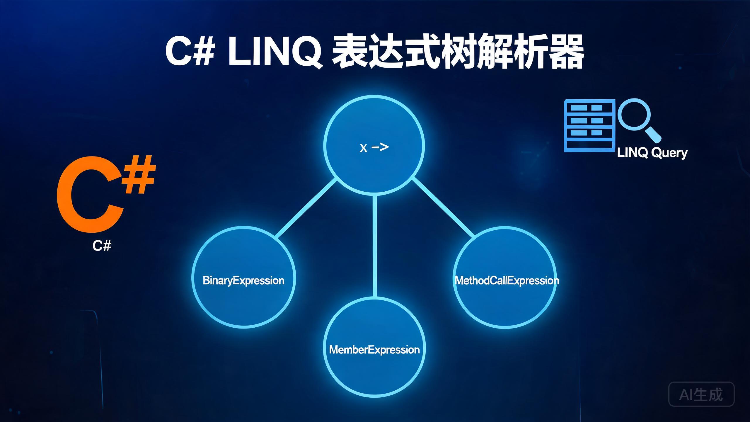 手写 LINQ 表达式树解析器：将 Lambda 条件翻译为数据库查询